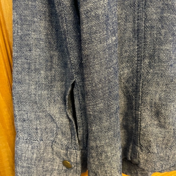 Blue Chambray Jacket Old Navy XL - Picture 5 of 6